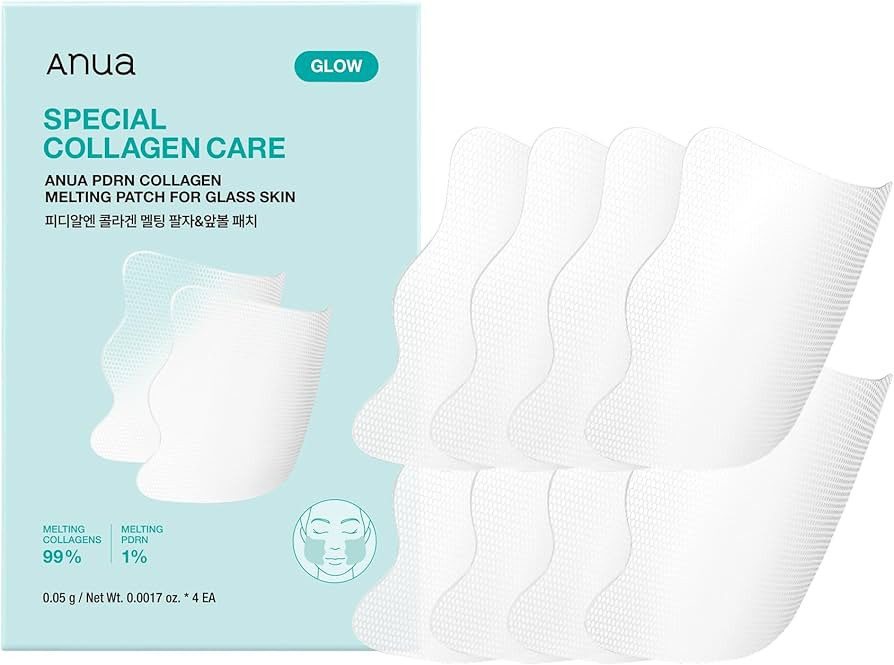 ANUA PDRN COLLAGEN MELTING PATCH FOR GLASS SKIN (0.05 g * 4 EA) : Amazon.co.uk: Beauty | Amazon (UK)