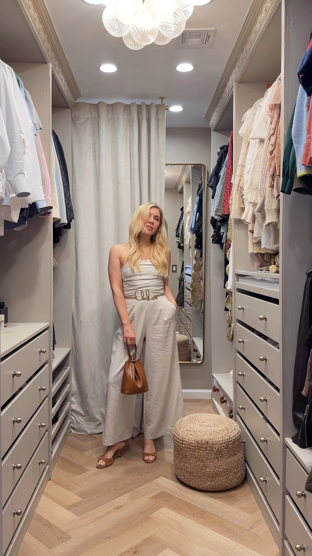 This is the perfect summer jumpsuit. (Stays up too!)
Linked to where to get this Chloe belt and Chloe bag for less 👏🏻

Summer outfit 
Summer
Vacation outfit

#LTKdayinmylife #LTKgrwm #LTKootd