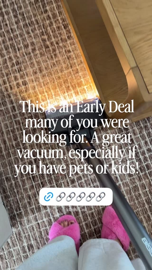 Affiliate Link This is an Early Deal many of you were looking for. A great vacuum, especially if you have pets or kids!