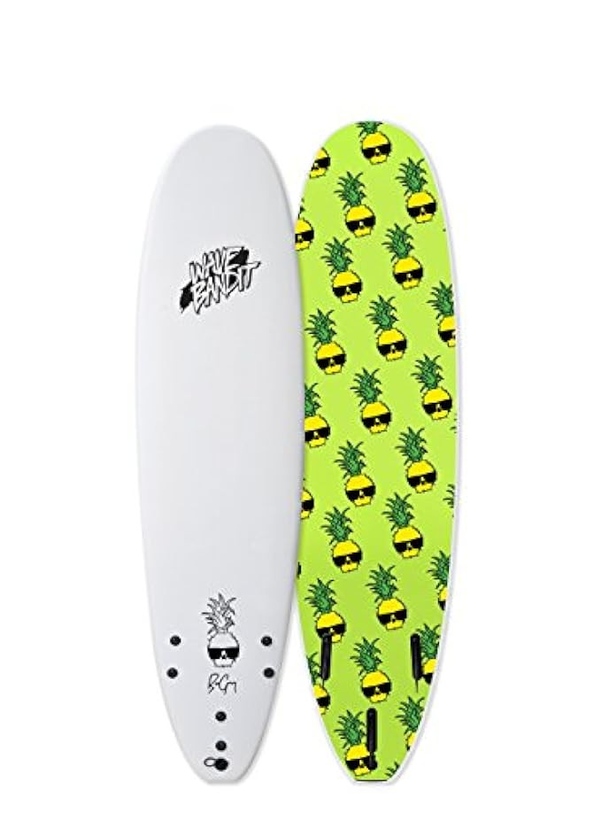 Wave Bandit Ben Gravy Pro EZ Rider Surfboard, White, 7'0 | Amazon (US)