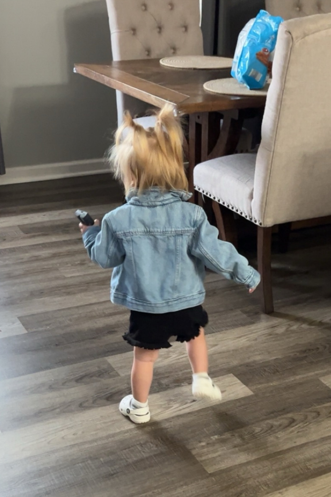 Baby girl jean jacket. Gap factory. Kids fall clothing. Baby crocs. White crocs. Baby girl. Baby style  

#LTKHome #LTKKids #LTKBump