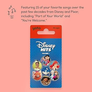 YOTO Disney Hits - Kids Audio Card for Use with Player & Mini All–in–1 Audio Player, Screen... | Amazon (US)
