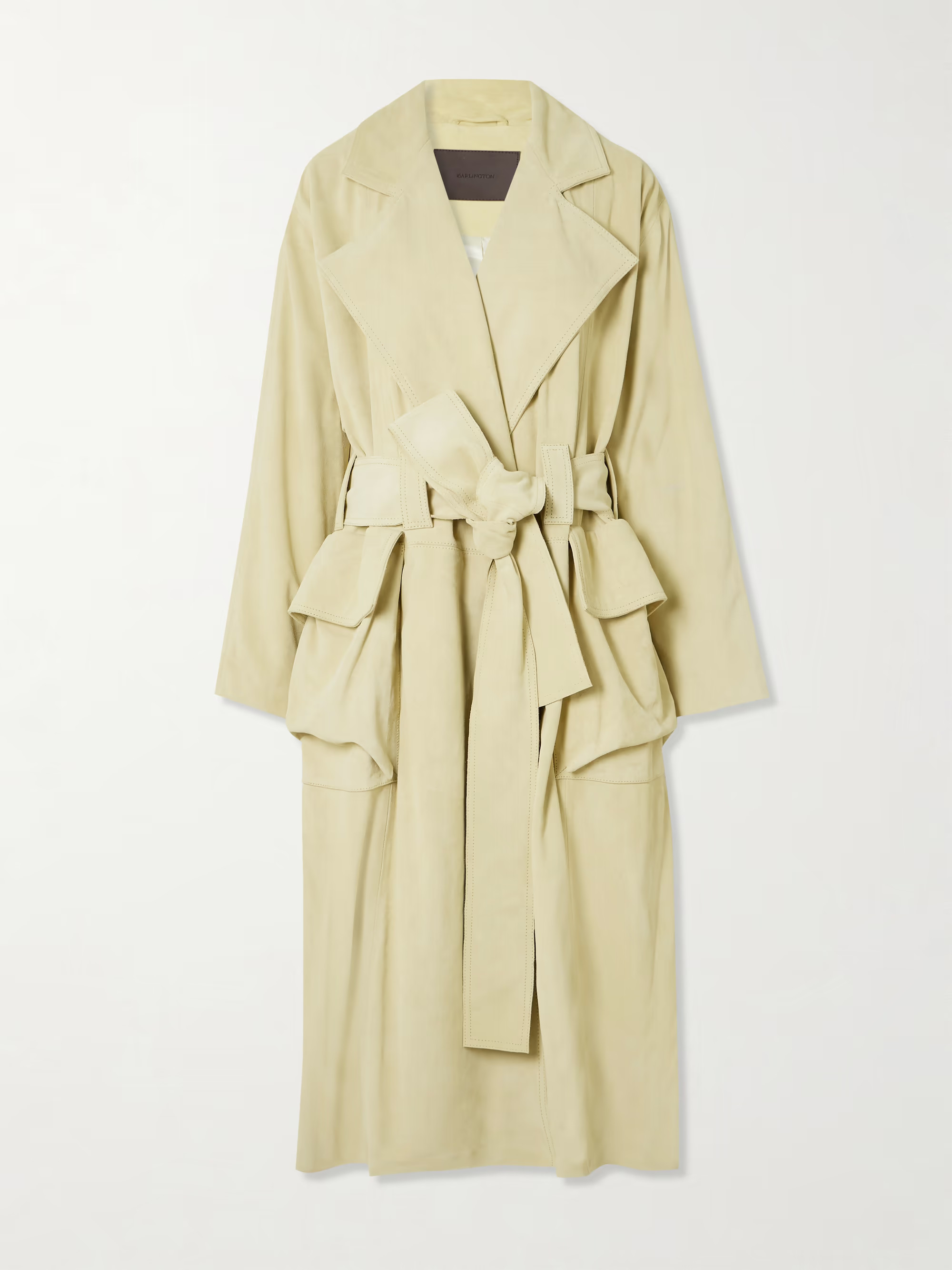 Cinzia belted suede trench coat | NET-A-PORTER (US)