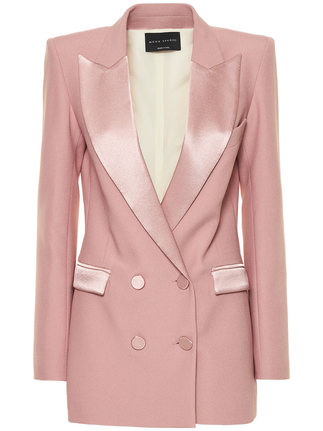 Blazer Doppiopetto Bianca In Cady | Luisaviaroma