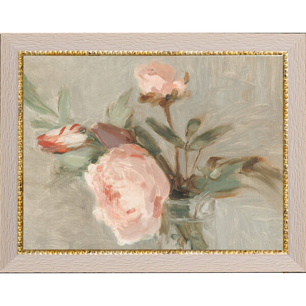 Pink Roses Canvas Print In 15X11 Frame | Maisonette