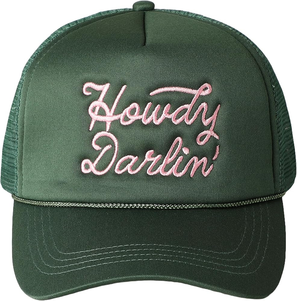 MIRMARU Retro Foam Mesh Trucker hat Trendy Design Summer Baseball Cap for Womens | Amazon (US)