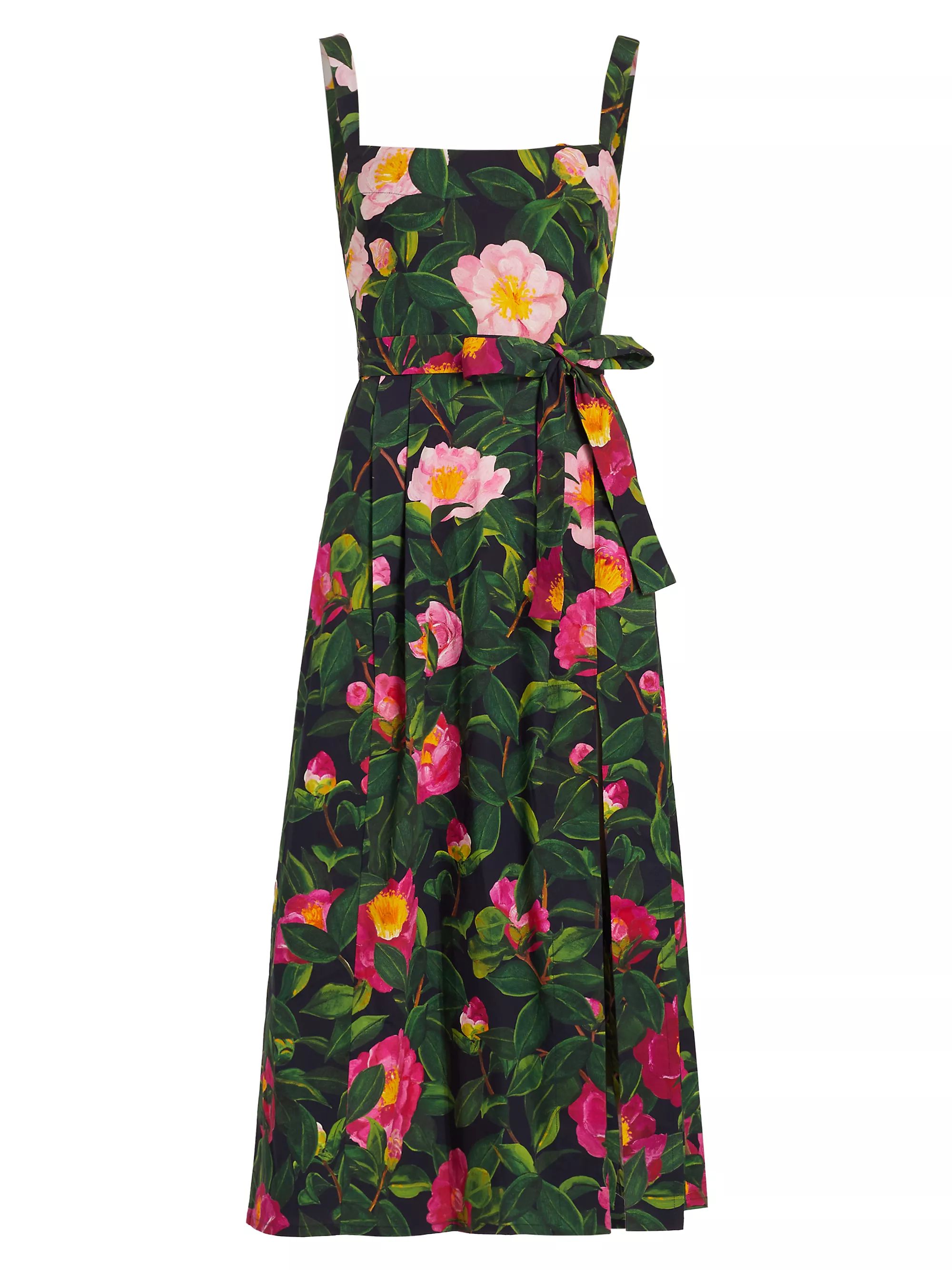 Camellia Print Poplin Tank Dress | Saks Fifth Avenue