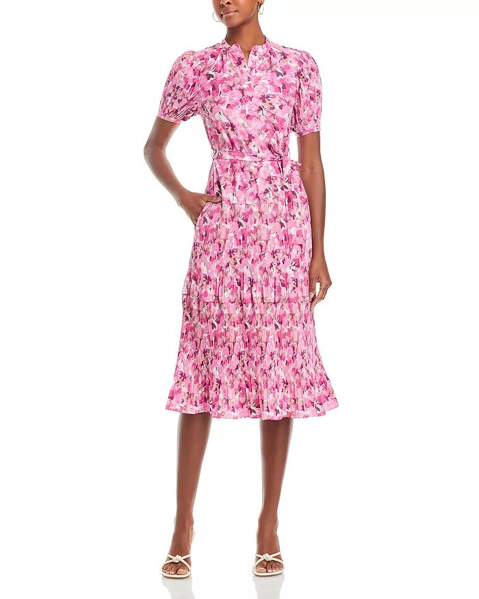 Alexandra Printed Puff Sleeve Midi Dress | Bloomingdale's (US)