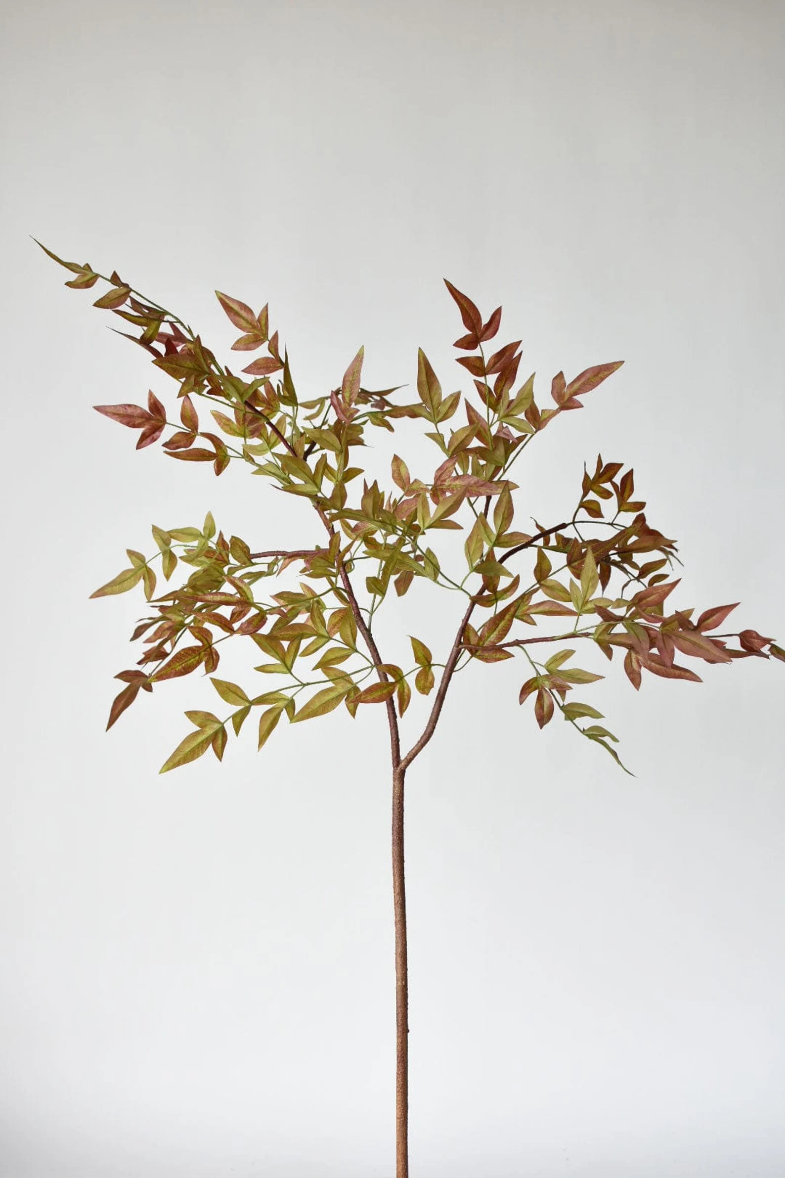 40" Faux Nandina Fall Foliage - Green/burgundy Autumn Stems Branch - Etsy | Etsy (US)