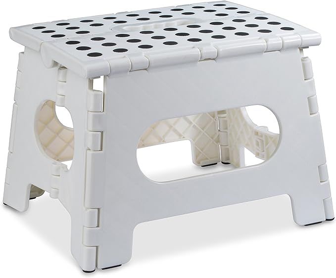 Folding Step Stool - The Lightweight Step Stool is Sturdy Enough to Support Adults and Safe Enoug... | Amazon (US)