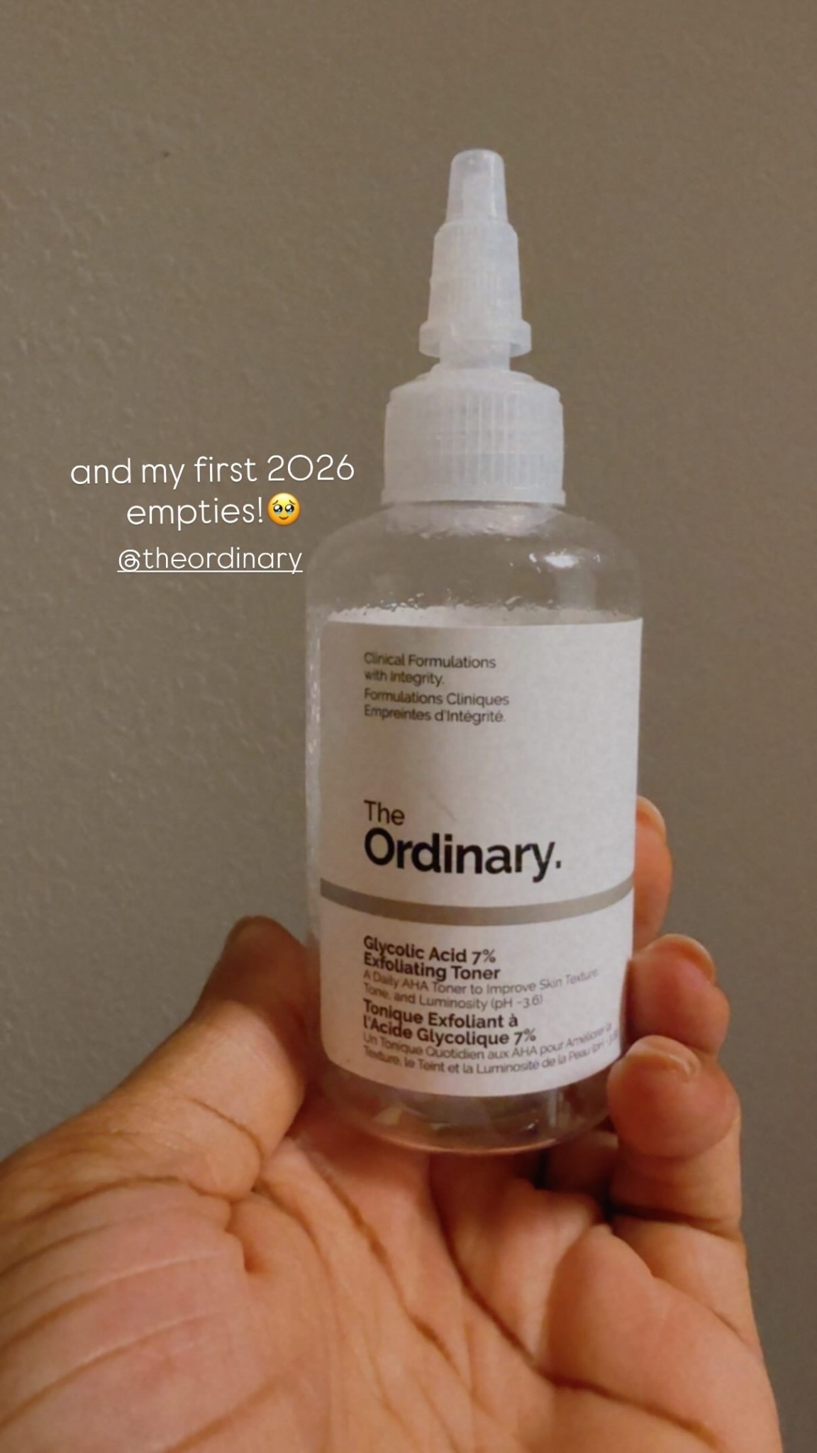 TIP OF THE DAY:

Prepare for the summer in the winter!🫶🏽

Here’s to my first empties in 2026! This is an affordable and gentle liquid exfoliant that I LOVE to use on the top of my hands and feet, and any other darker areas (elbows, knees, etc) in my body.

#LTKBeauty #LTKselfcare #LTKdayinmylife