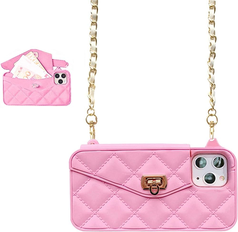 UnnFiko Wallet Case Compatible with iPhone 13 Pro max, Cute Light Luxury Bag Design, Purse Flip C... | Amazon (US)