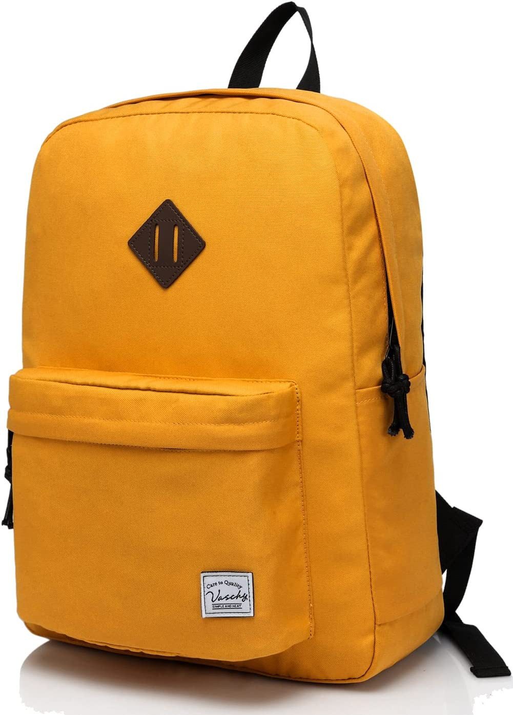 Lightweight Backpack for School, VASCHY Classic Basic Water Resistant Casual Day-pack for Travel ... | Amazon (US)