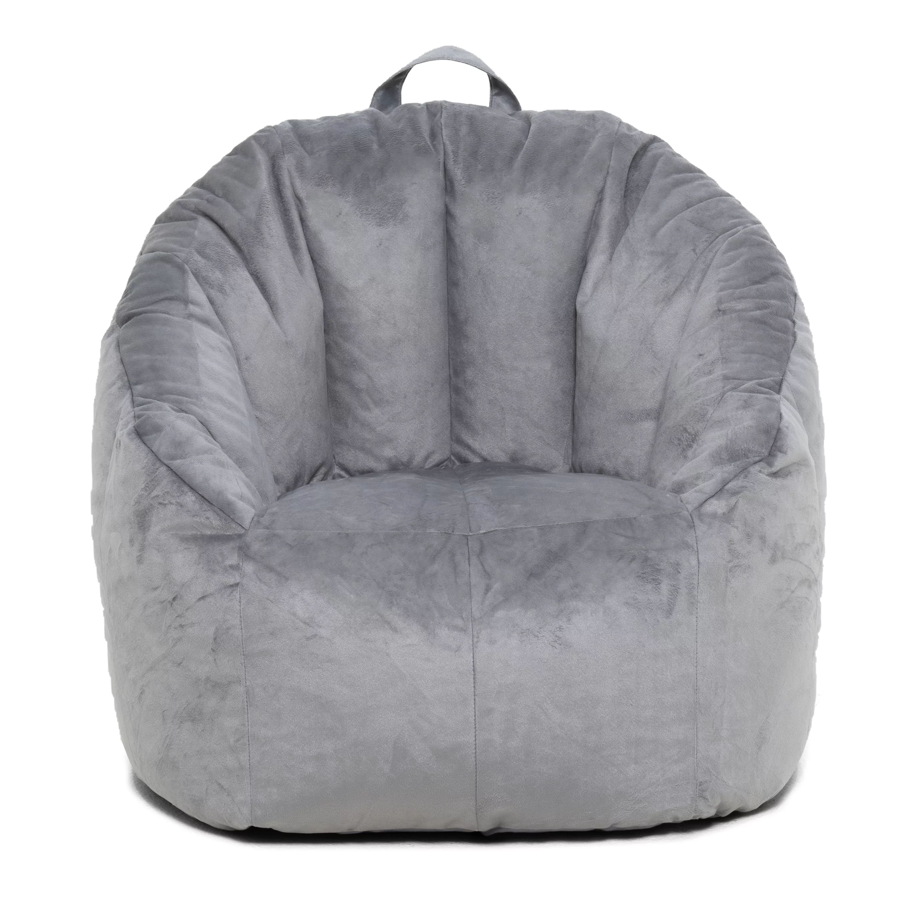 Big Joe Joey Bean Bag Chair, Plush, Kids and Teens, 2.5ft, Gray | Walmart (US)