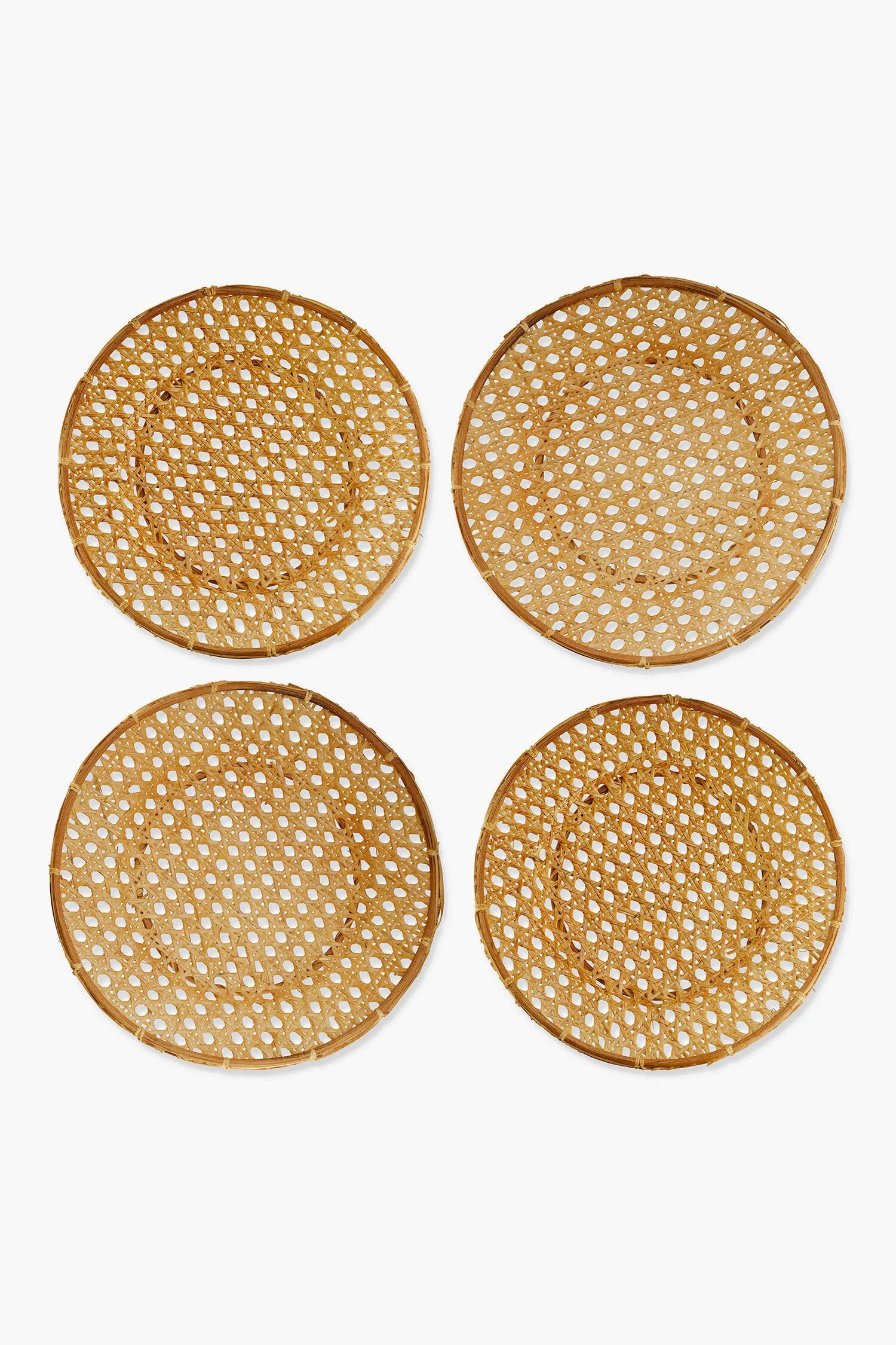 Cane Chargers Set of 4 | Tuckernuck (US)