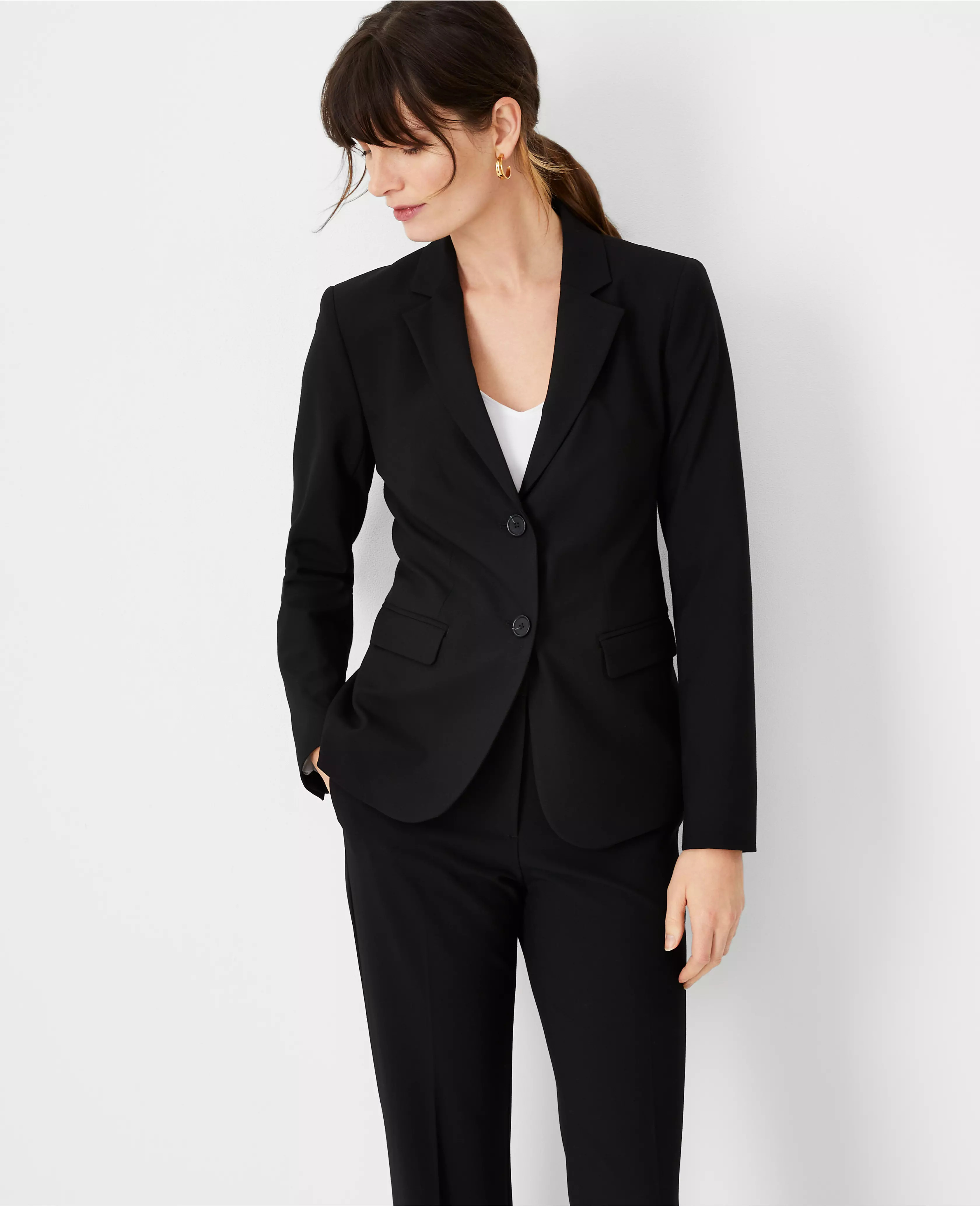 The Notched Two Button Blazer in Seasonless Stretch | Ann Taylor (US)