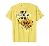 Keep California Golden Poppy State Flower Retro Vintage Tee | Amazon (US)