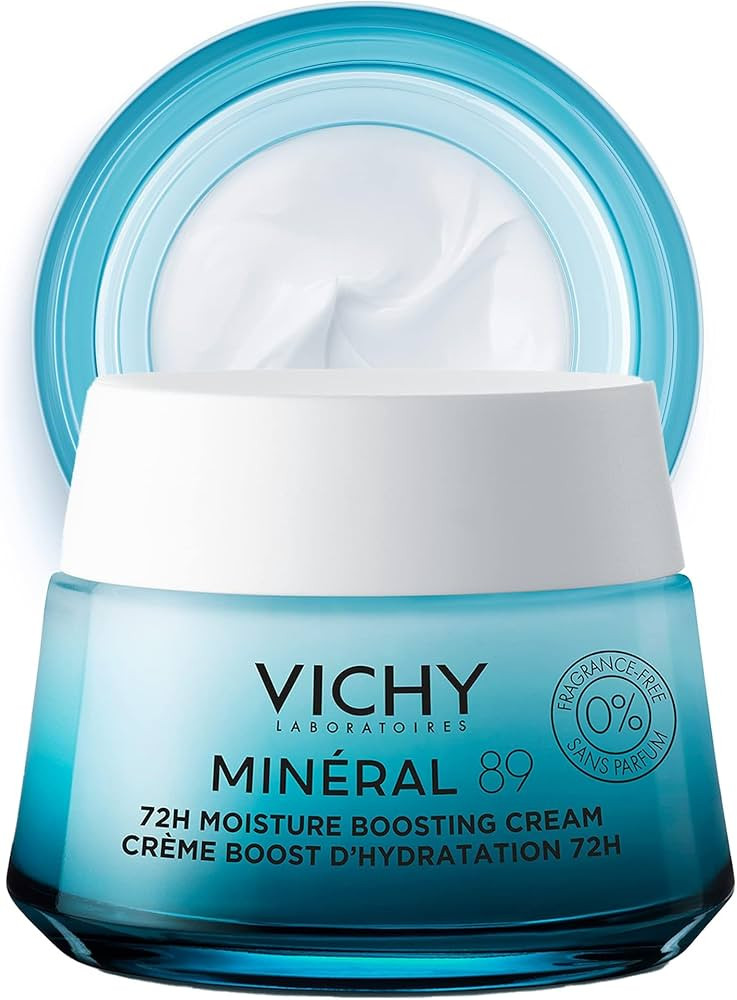 VICHY Mineral 89 Fragrance Free Cream, 72H Moisture Boosting Lightweight Cream, Hydrating Face Mo... | Amazon (US)
