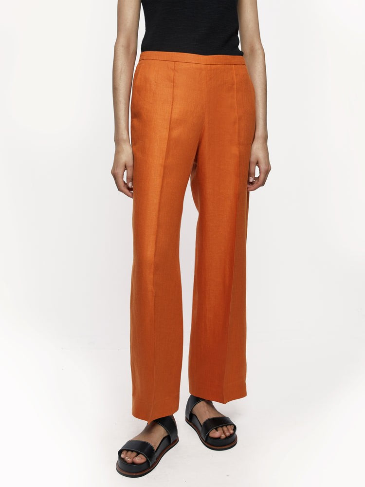 Linen Herringbone Palazzo | Jigsaw (UK)