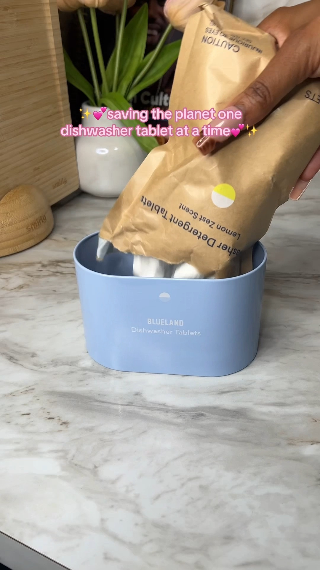 Eco-friendly, plastic free, plant based dishwasher tablets that actually WORK!! Oh you can get fragrance free tablets too
#blueland #dishwasher #cleaning #plantbased #ecofriendly 

#LTKHome