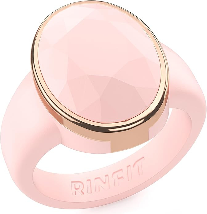 Rinfit Silicone Wedding Bands for Women - Women's Silicone Rings - Rubber Wedding Band - Oversize... | Amazon (US)