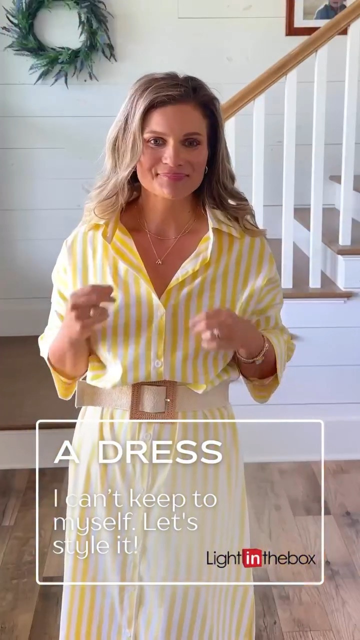 Let’s style this dress from a new company I’m loving — Light in the Box 💛

#LTKStyleTip #LTKFindsUnder50 #LTKOver40