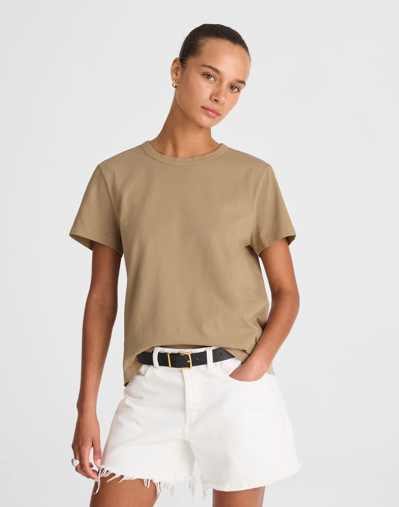 Cotton Perfect Crewneck Tee | Madewell