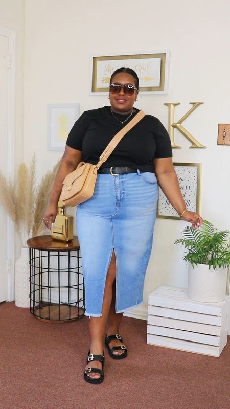 Simple Spring Outfit. Loving this  head to toe Walmart plus size outfit. 

#LTKplussize #LTKfindsunder50 #LTKSeasonal