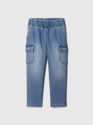 babyGap SuperSoft Paperbag Cargo Mom Joggers | Gap Factory