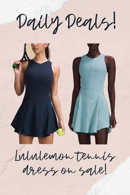 Lululemon tennis dress, tennis outfits 

#LTKfitness #LTKsalealert #LTKfindsunder100