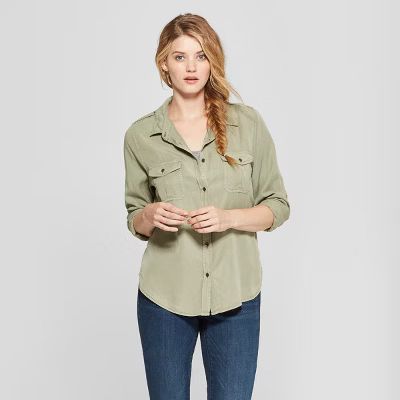 Women's Long Sleeve Soft Twill Shirt - Universal Thread™ | Target