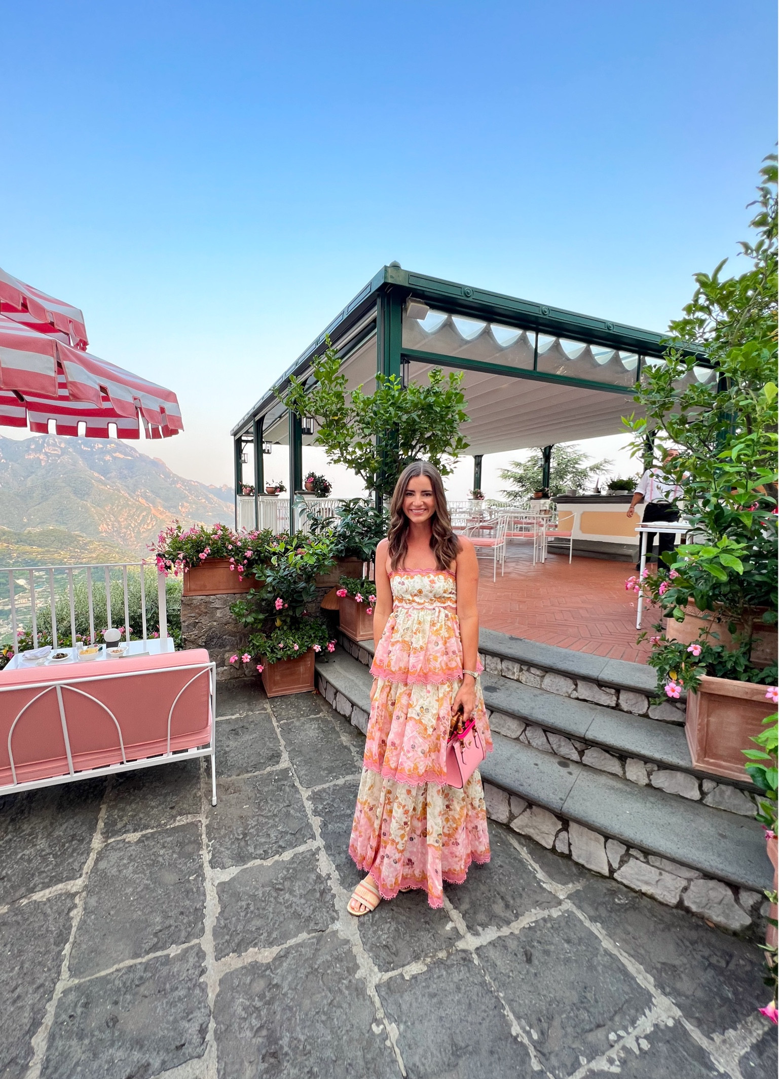  Our last night in Ravello 🌸🌸🌸 @palazzoavino #ravello #amalfi #amalficoast #italy #zimmerman #travel #travelstyle #pinkpalace 

#LTKtravel #LTKSeasonal #LTKsalealert