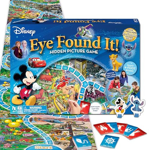 Ravensburger Disney Eye Found It - Hidden Picture Search Board Game - Learning Fun with Disney Favorites - Ages 4+ MESH Accredited | Amazon (US)