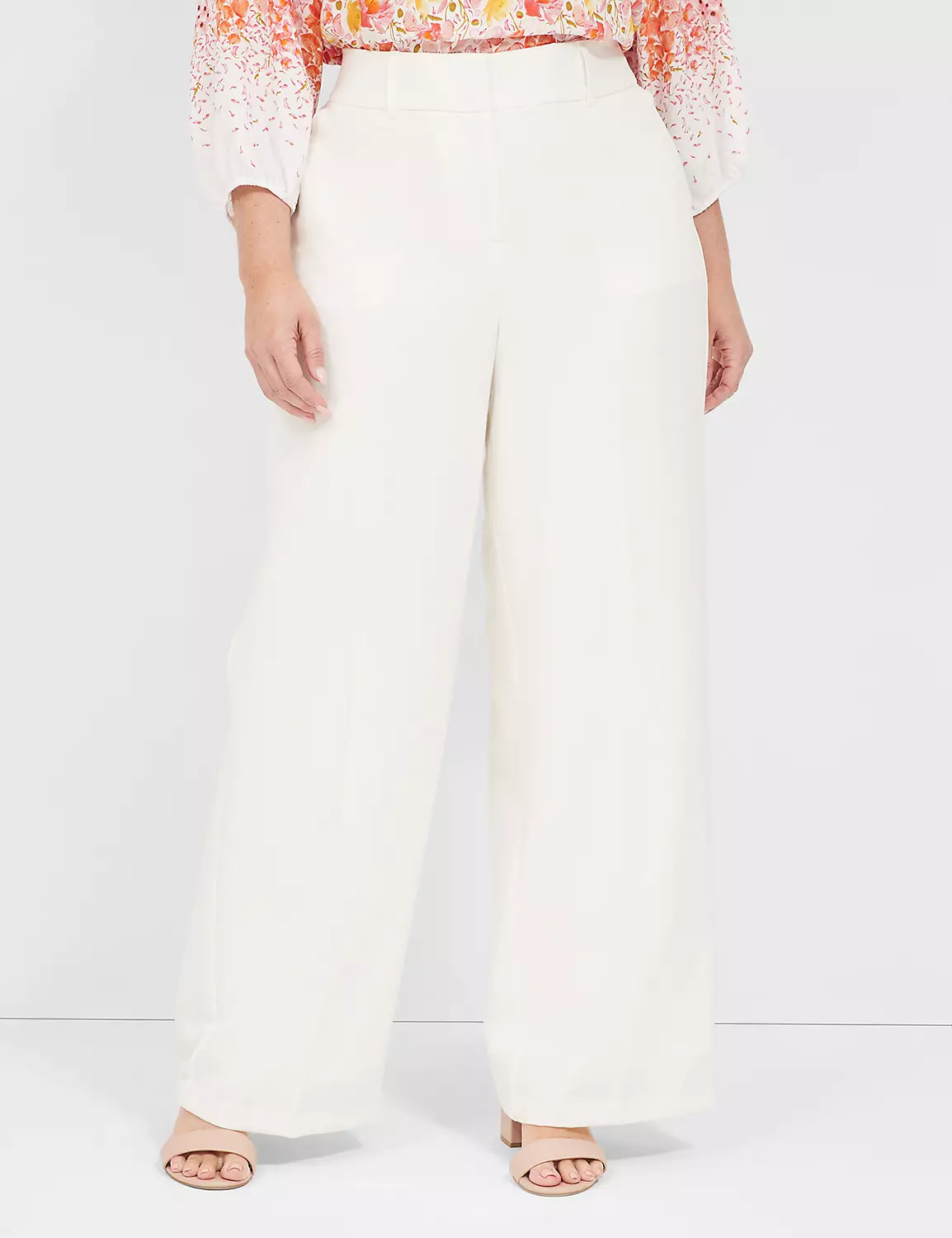 High-Rise Perfect Drape Wide Leg Pant - Fully Lined | LaneBryant | Lane Bryant (US)