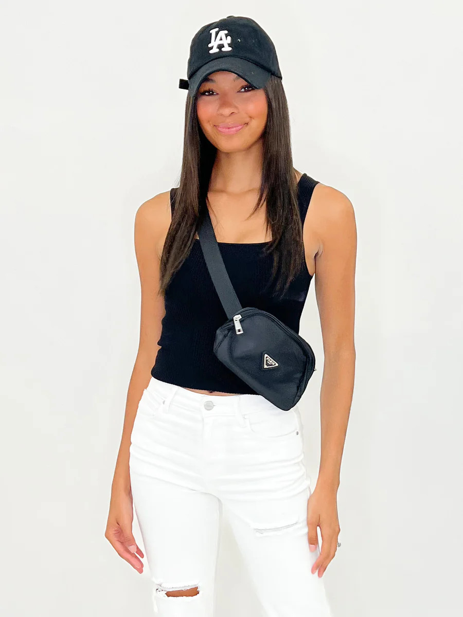 Kami Squareneck Tank | Black | Talulah