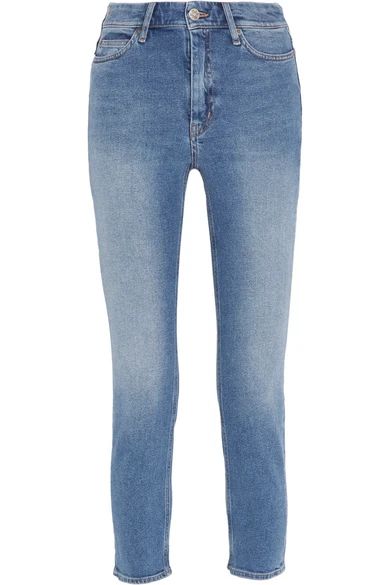 Niki cropped mid-rise skinny jeans | NET-A-PORTER (UK & EU)