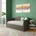 Better Homes & Gardens Grayson Daybed & Trundle, Twin Size, Gray Linen | Walmart (US)