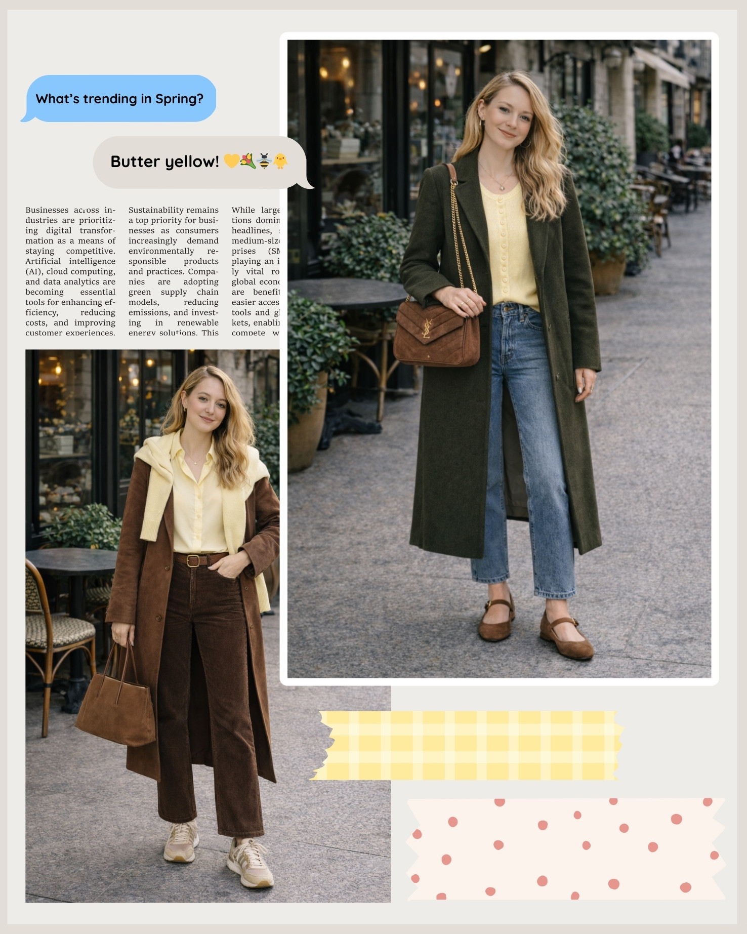 Spring 2026 trends butter yellow 

#LTKeurope #LTKjeans #LTKspring