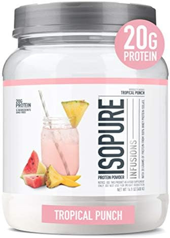 Isopure Protein Powder, Gluten Free, Whey Protein Isolate, Post Workout Recovery Drink Mix, Prime Dr | Amazon (US)