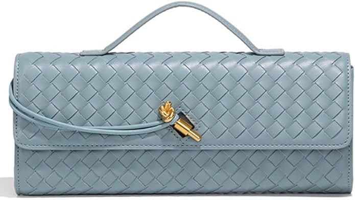 Trendy Woven Evening Clutch Purses Women Underarm Shoulder Handbag Cute Satchels Crossbody Purse ... | Amazon (US)