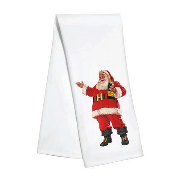 Kitchen Towel - Red Santa | Toss Designs