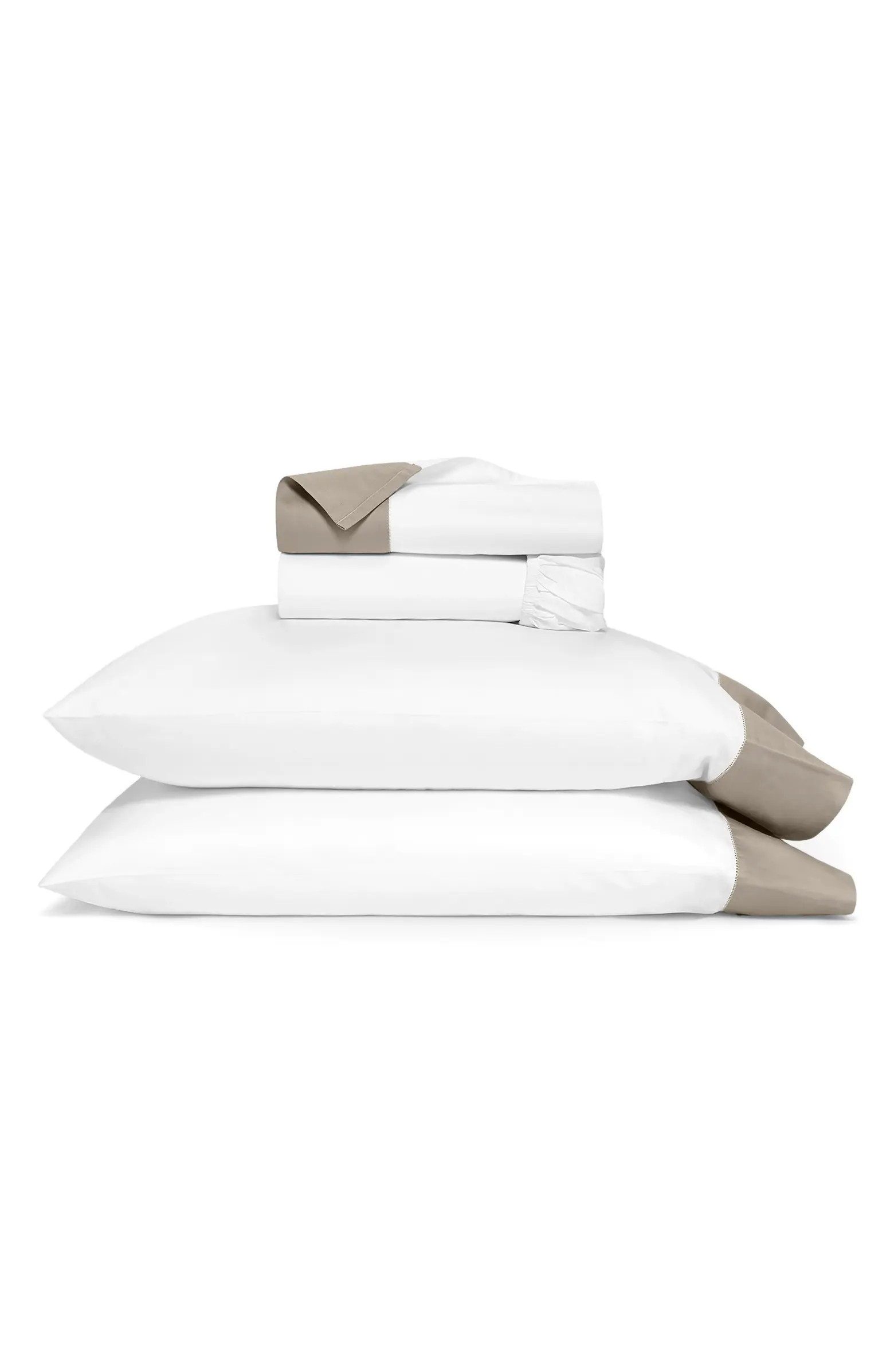 Boll & Branch Signature Colorblock Sheet Set | Nordstrom | Nordstrom