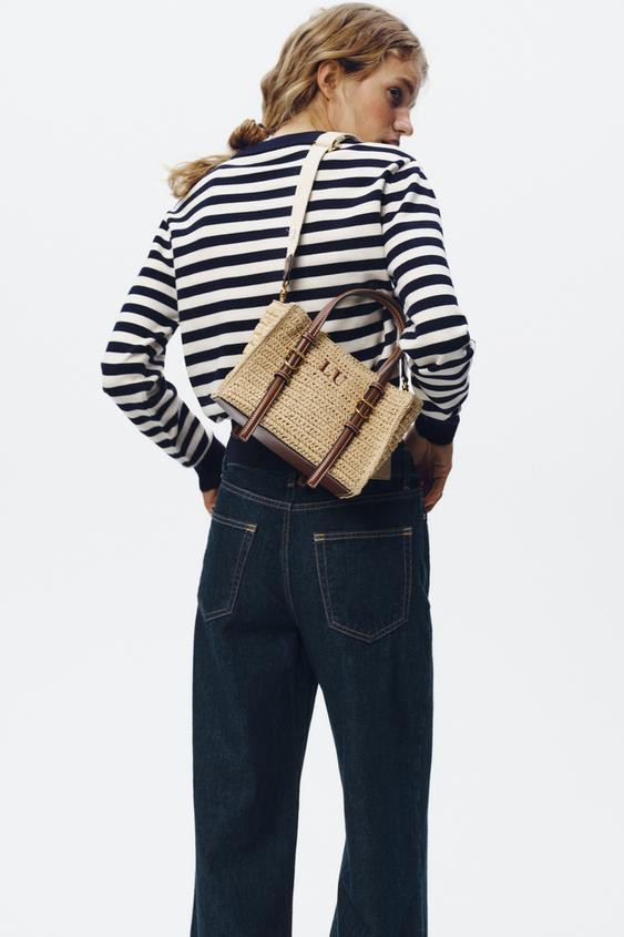 WOVEN MINI TOTE BAG | Zara US