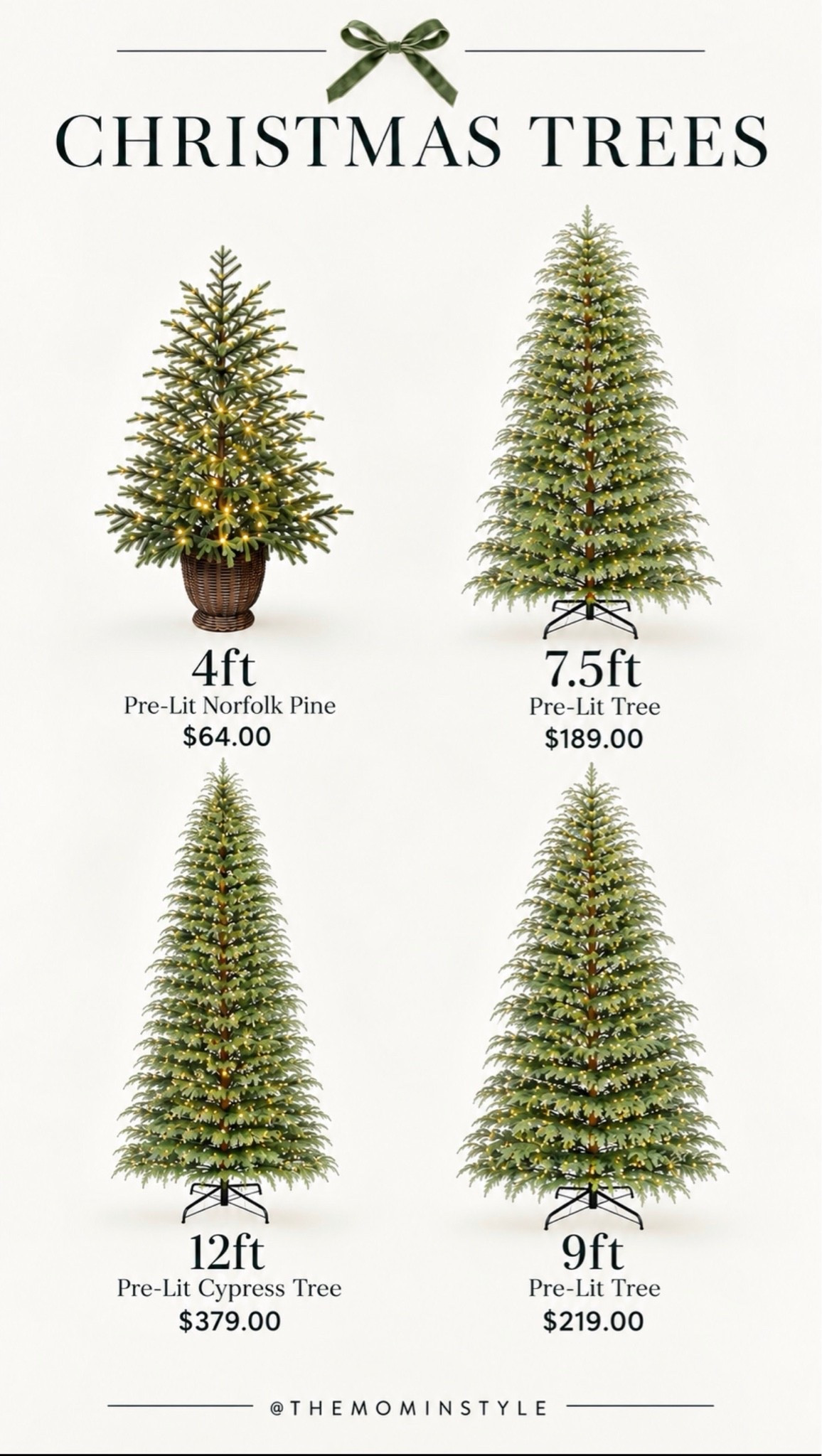 🎄 I know it’s early, but I’m already counting down to Christmas ✨ These trees are too pretty not to start planning! 🤍

christmas trees, pre lit christmas tree, holiday decor, christmas decorating, christmas home decor, holiday finds, christmas inspiration, festive home, christmas ideas, winter decor, holiday shopping, TheMomInStyle

#LTKSeasonal #LTKHome #LTKstorytime