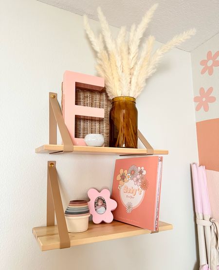 Amazon wood shelves with leather strap. Nursery decor, bedroom decor, bedroom shelves 

#LTKhome #LTKFind #LTKunder50