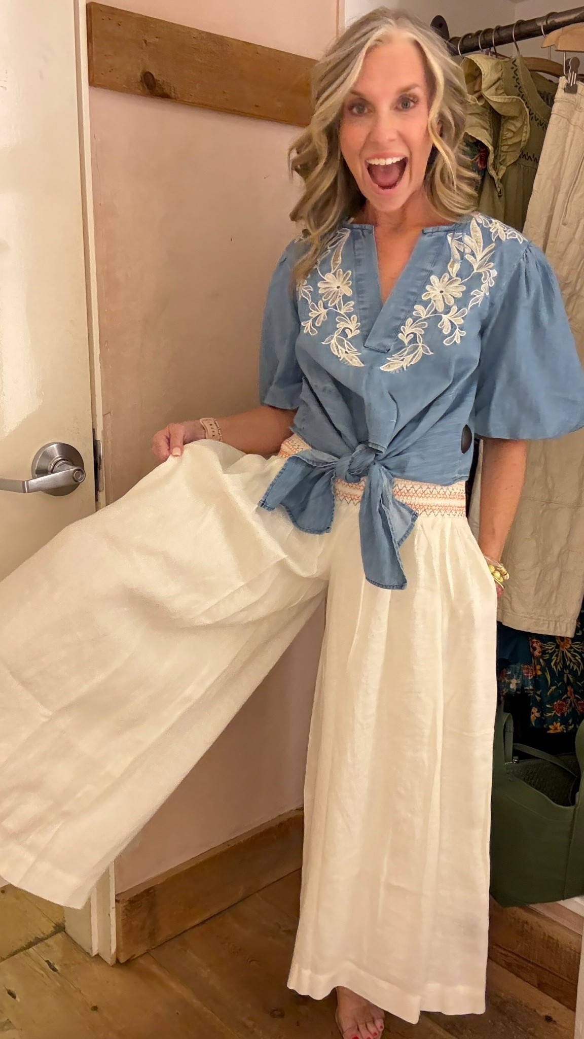 Stop it! The cutest look ever  

#LTKgrwm #LTKFestival #LTKOver40