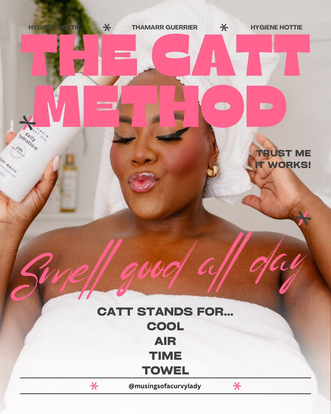 My fool proof method to smell good all day long no matter what

CATT - stands for cool air time towel 

#LTKBeauty #LTKSaleAlert #LTKPlusSize