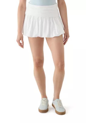 Vanilla Star Women's Bubble Mini Skirt, White, Small | Belk