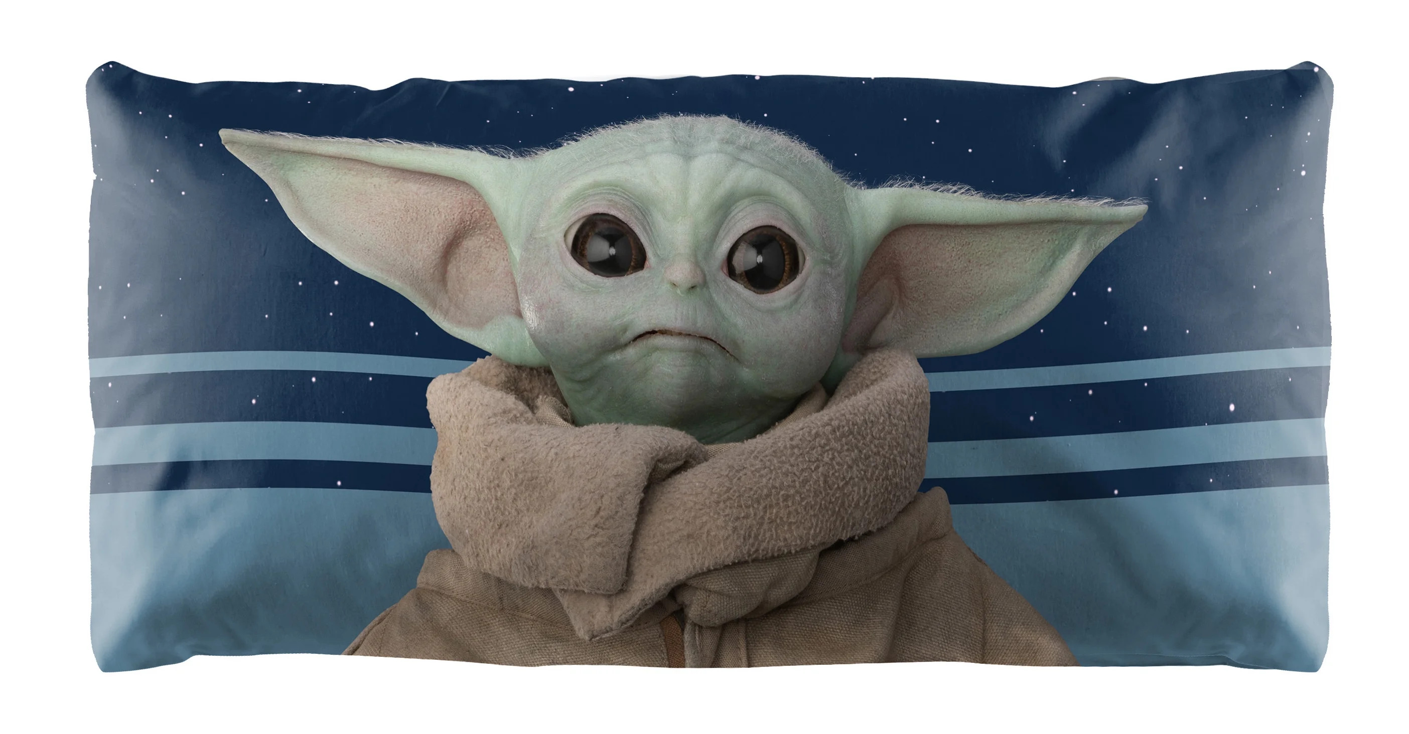 Baby Yoda The Child Extra Large Reversible Body Pillow, 48 x 20, Microfiber, Blue, Star Wars - Wa... | Walmart (US)