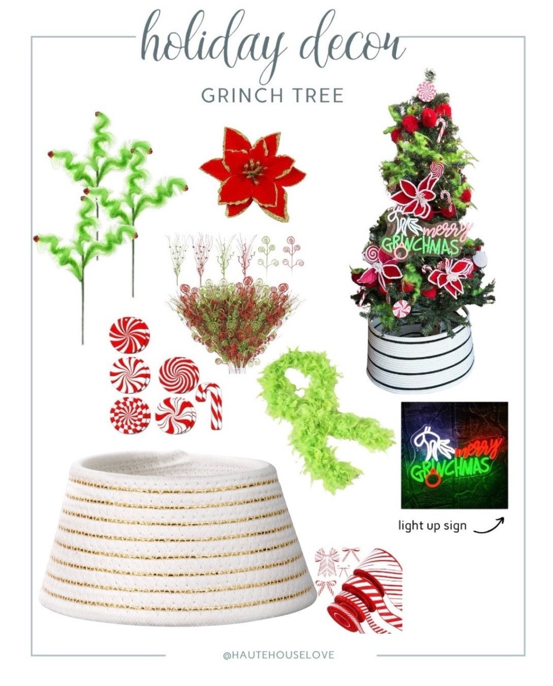 Grinch Tree Decor 

#LTKSeasonal #LTKKids #LTKHoliday
